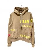 BURBERRYバーバリー）の古着「Horse Ferry Hoodie（ホースフェリーパーカー）」｜ブラウン