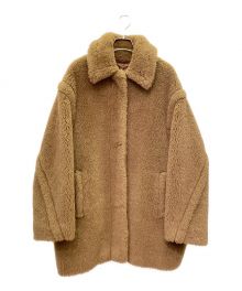 MaxMara（マックスマーラ）の古着「テディベアコート」｜ブラウン