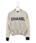 CHANEL（シャネル）の古着「P62 カシミヤ ラメ加工 ロゴ ニットプルオーバー 」｜ベージュ