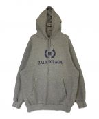 BALENCIAGAバレンシアガ）の古着「BBロゴパーカー」｜グレー