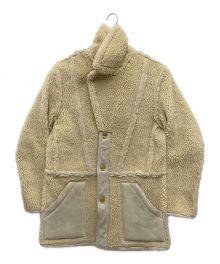 MARTIN MARGIELA×H&M（マルタン・マルジェラ×エイチアンドエム）の古着「ムートンハーフコート」｜ベージュ