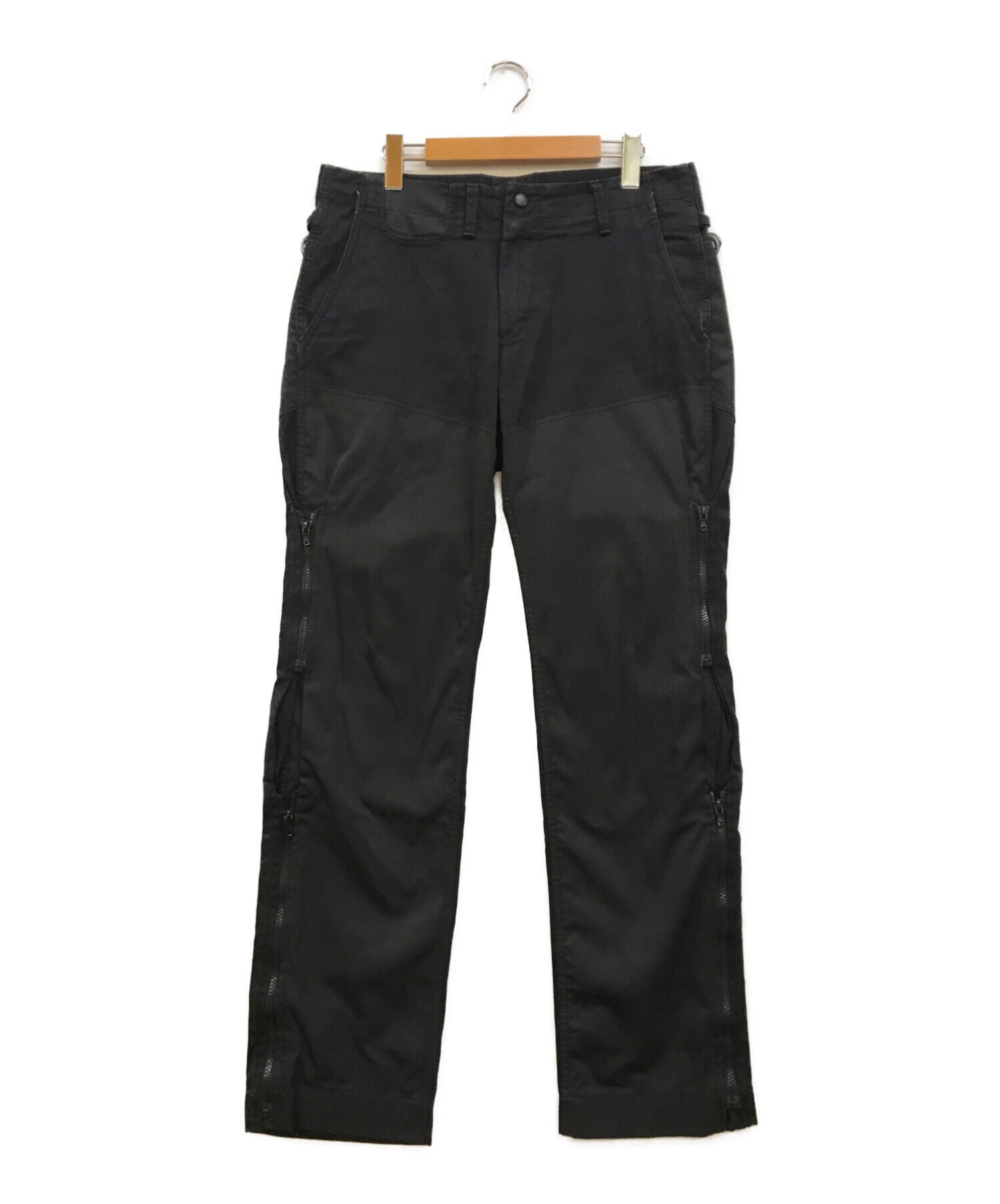 MOUNTAIN RESEARCH (マウンテンリサーチ) Mountain Zip Pants ブラック サイズ:L