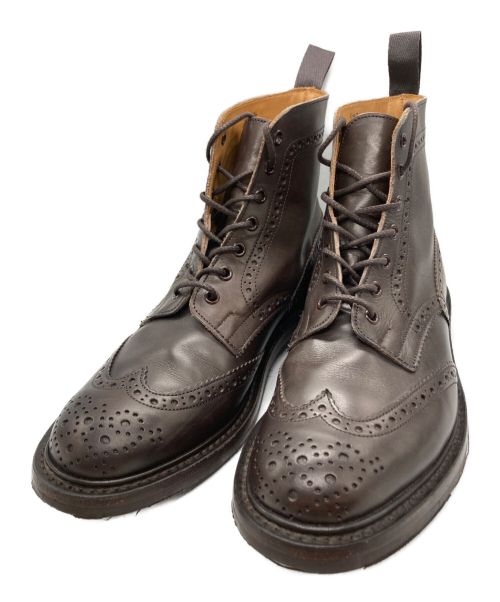 Tricker's（トリッカーズ）Tricker's (トリッカーズ) ウィングチップシューズ ダークブラウン サイズ:9の古着・服飾アイテム