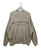 R JUBILEEアールジュビリー）の古着「Basic Sweat Print Shirts」｜ベージュ