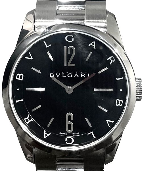 BVLGARI（ブルガリ）BVLGARI (ブルガリ) ソロテンポ ブラック サイズ:37mmの古着・服飾アイテム