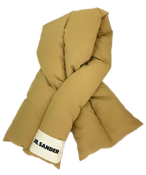 JIL SANDER+（ジルサンダープラス）JIL SANDER+ (ジルサンダー) ダウンマフラー ベージュの古着・服飾アイテム