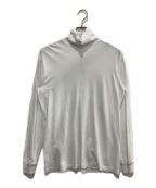 AURALEEオーラリー）の古着「EXCLUSIVE SEAMLESS MOCK NECK L/S TEE /モックネックシャツ/A20ST04DS」｜ホワイト