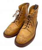 Tricker'sトリッカーズ）の古着「ウィングチップカントリーブーツ」｜ベージュ