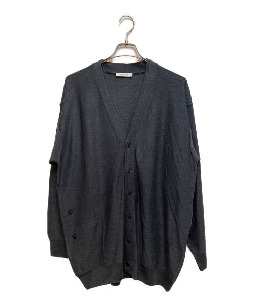 LEMAIRE（ルメール）LEMAIRE (ルメール) 23ss　TWISTED CARDIGAN チャコールグレー サイズ:Sの古着・服飾アイテム