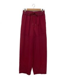 jonnlynx（ジョンリンクス）の古着「COTTON VOILE PANTS」｜ボルドー