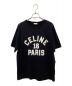 CELINE（セリーヌ）の古着「CELINE 16 PARISロゴTシャツ」｜ブラック