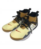 NIKEナイキ）の古着「ハイカットスニーカー/AIR PRESTO MID UTILITY」｜ブラウン×イエロー