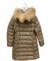 MONCLER (モンクレール) NANTESFUR ダウンコート ベージュ サイズ:2：39800円