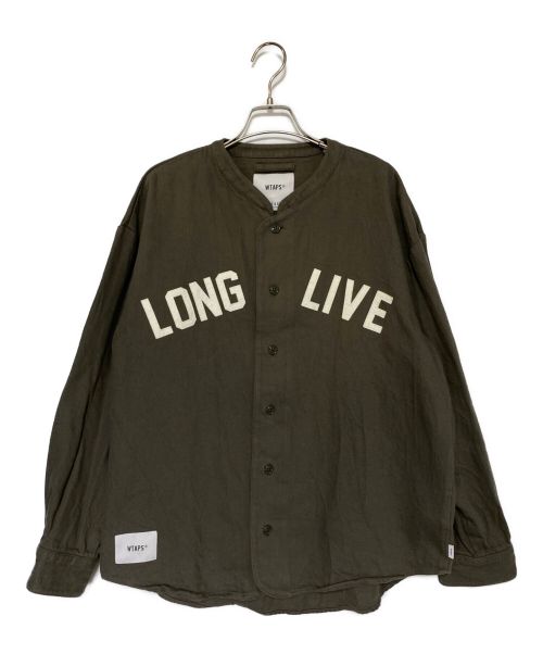 WTAPS（ダブルタップス）WTAPS (ダブルタップス) LEAGUE LS オリーブ サイズ:Mの古着・服飾アイテム