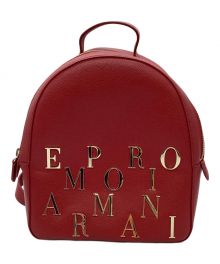 EMPORIO ARMANI（エンポリオアルマーニ）の古着「バックパック」｜レッド