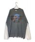 VETEMENTS (ヴェトモン) Demna's Favorite Naughty Angel L/S Tee グレー×ホワイト サイズ:L：74800円