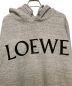 中古・古着 LOEWE (ロエベ) ロゴプリントスウェットパーカー グレー サイズ:XL：79800円