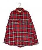 Fear Of Godフィア・オブ・ゴッド）の古着「FLANNEL SHIRT JACKET」｜レッド×ブルー