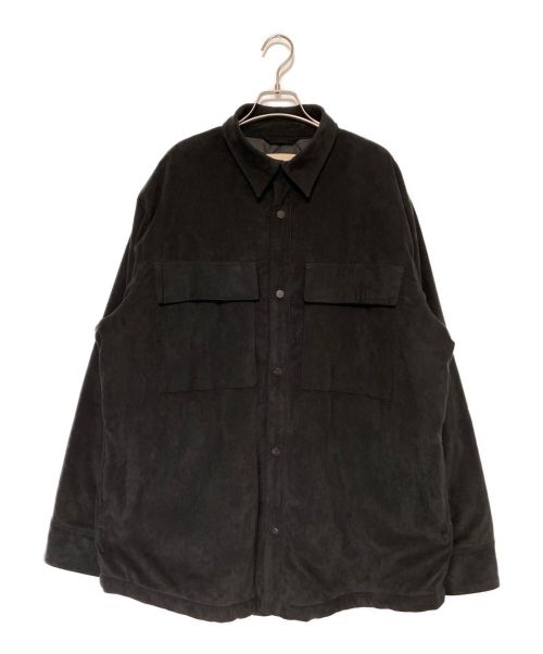 Fear Of God（フィア・オブ・ゴッド）Fear Of God (フィア・オブ・ゴッド) SUEDE SHIRT JACKET ブラック サイズ:Lの古着・服飾アイテム