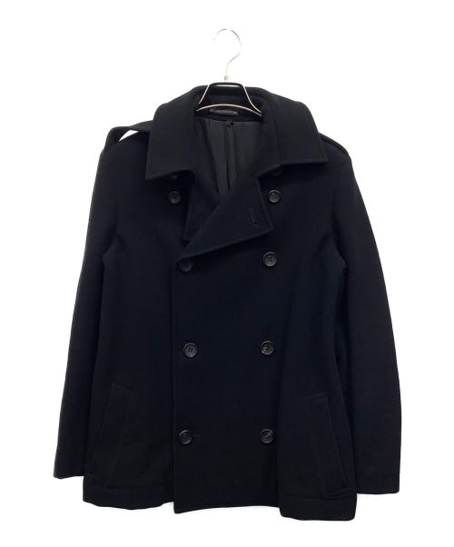 YOHJI YAMAMOTO（ヨウジヤマモト）YOHJI YAMAMOTO (ヨウジヤマモト) Pコート ブラック サイズ:4の古着・服飾アイテム