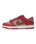 NIKE (ナイキ) DUNK LOW RETRO 'Medium Grey' レッド×グレー サイズ:27㎝ 未使用品：15800円