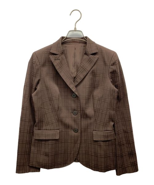 BURBERRY LONDON（バーバリーロンドン）BURBERRY LONDON (バーバリー ロンドン) テーラードジャケット ブラウン サイズ:38の古着・服飾アイテム