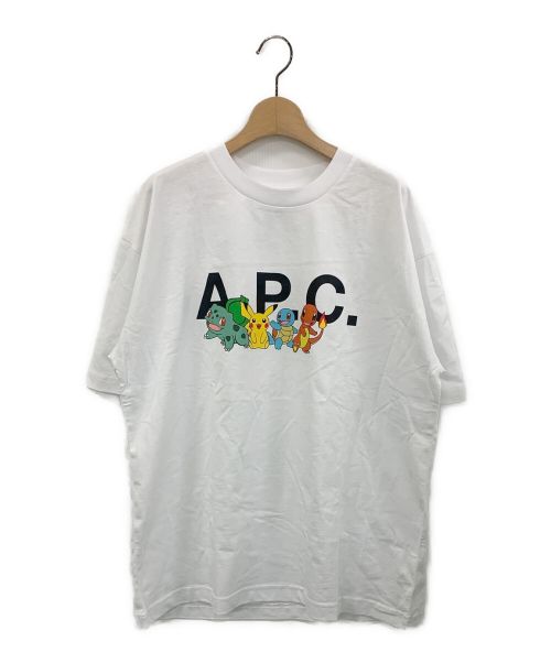 A.P.C.（アーペーセー）A.P.C. (アー・ペー・セー) ポケモン (ポケモン) POKEMON THE CREW H/ Tシャツ ホワイト サイズ:Mの古着・服飾アイテム