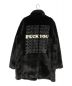 SUPREME (シュプリーム) Hysteric Glamour (ヒステリックグラマー) Fuck You Faux Fur Coat ブラック サイズ:M：54800円