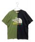 GUCCI（グッチ）の古着「コラボバイカラーTシャツ」｜グリーン×ブラック