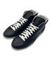 Maison Margiela（メゾンマルジェラ）の古着「BLACK LEATHER ATHLETIC SHOES（ブラックレザーアスレチックシューズ）」｜ブラック