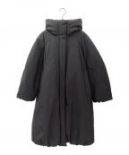 CLANEクラネ）の古着「BALLOON HOODIE LONG DOWN COAT」｜ブラック