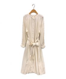 MUVEIL（ミュベール）の古着「Lily of the valley embroidery coat dress」｜ベージュ