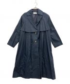 BLACK by moussyブラックバイマウジー）の古着「a line trench coat（エーライントレンチコート）」｜ブラック