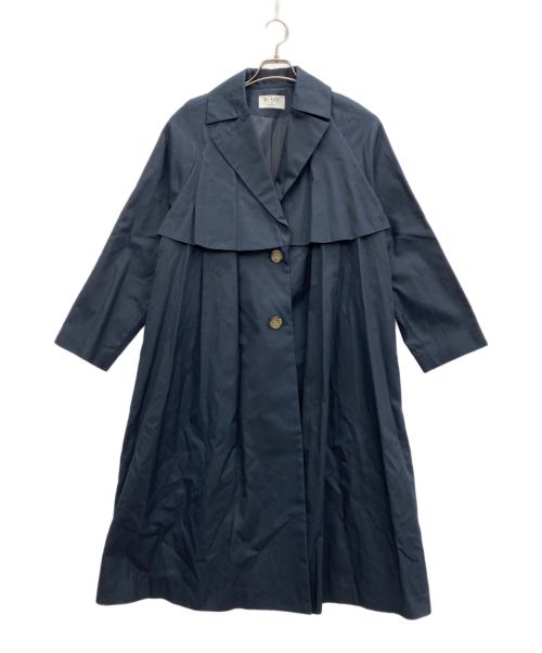 BLACK by moussy（ブラックバイマウジー）BLACK by moussy (ブラックバイマウジー) a line trench coat（エーライントレンチコート） ブラック サイズ:1の古着・服飾アイテム