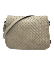 BOTTEGA VENETA（ボッテガベネタ）の古着「Intrechart Shoulder Bag（イントレチャートショルダーバッグ）」｜グレー