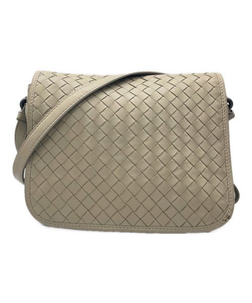 BOTTEGA VENETA（ボッテガベネタ）BOTTEGA VENETA (ボッテガベネタ) Intrechart Shoulder Bag（イントレチャートショルダーバッグ） グレー サイズ:-の古着・服飾アイテム