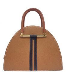 HERMES（エルメス）の古着「ゴビ/ゴールド金具/ヴォーエプソン/ブラウン/▢C刻印」｜ブラウン