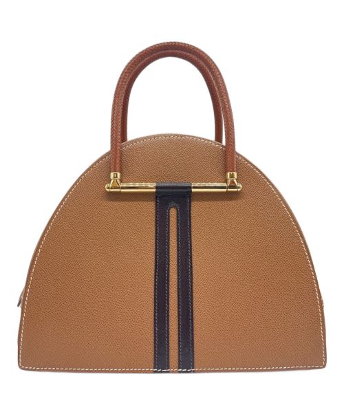 HERMES（エルメス）HERMES (エルメス) ゴビ/ゴールド金具/ヴォーエプソン/ブラウン/▢C刻印 ブラウン サイズ:-の古着・服飾アイテム