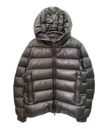 MONCLER（モンクレール）の古着「GEBROULAZ/ラムレザー ダウンジャケット」｜ブラック