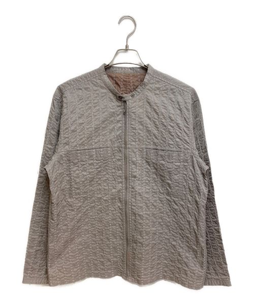 ISSEY MIYAKE（イッセイミヤケ）ISSEY MIYAKE (イッセイミヤケ) リバーシブルジャケット グレー サイズ:4の古着・服飾アイテム