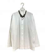 HOMME PLISSE ISSEY MIYAKEオムプリッセ イッセイ ミヤケ）の古着「デザインシャツ」｜ホワイト
