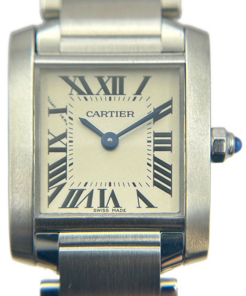 Cartier（カルティエ）Cartier (カルティエ) タンクフランセーズSM アイボリー文字盤 サイズ:SMの古着・服飾アイテム