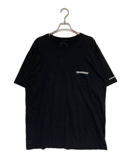 CHROME HEARTS（クロムハーツ）CHROME HEARTS (クロムハーツ) ロゴポケットTシャツ ブラック サイズ:XLの古着・服飾アイテム