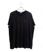 MONCLERモンクレール）の古着「MAGLIA T-SHIRT ロゴ エンブロダイリー Tシャツ」｜ブラック