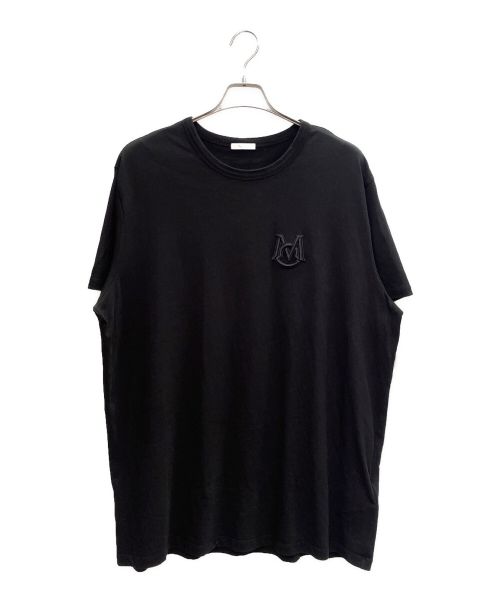 MONCLER（モンクレール）MONCLER (モンクレール) MAGLIA T-SHIRT ロゴ エンブロダイリー Tシャツ ブラック サイズ:xxxlの古着・服飾アイテム