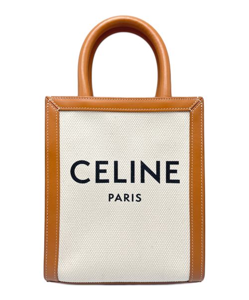 CELINE（セリーヌ）CELINE (セリーヌ) バーティカルカバ ミニ ブラウン サイズ:ミニの古着・服飾アイテム