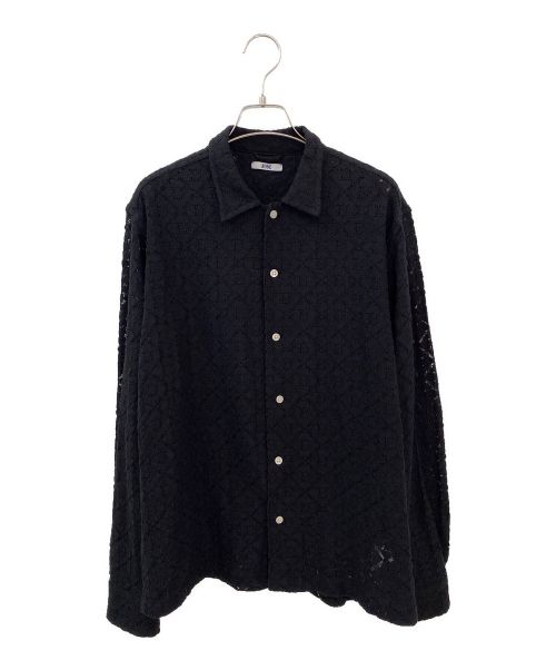 BODE（ボーディ）BODE (ボーディ) BODE LATTICE LACE LONG SLEEVE SHIRT ブラック サイズ:SM　の古着・服飾アイテム