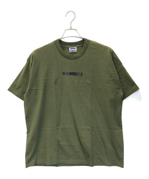 UNTRACE（アントレース）UNTRACE (アントレース) ロゴTシャツ オリーブ サイズ:Mの古着・服飾アイテム