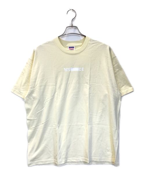 UNTRACE（アントレース）UNTRACE (アントレース) ロゴTシャツ アイボリー サイズ:Lの古着・服飾アイテム