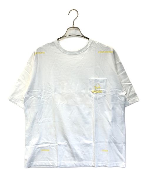 UNTRACE（アントレース）UNTRACE (アントレース) ポケットTシャツ ホワイト サイズ:Lの古着・服飾アイテム